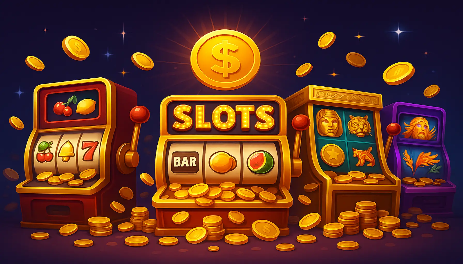 Jogos de Slot no Casino Online BISCO777