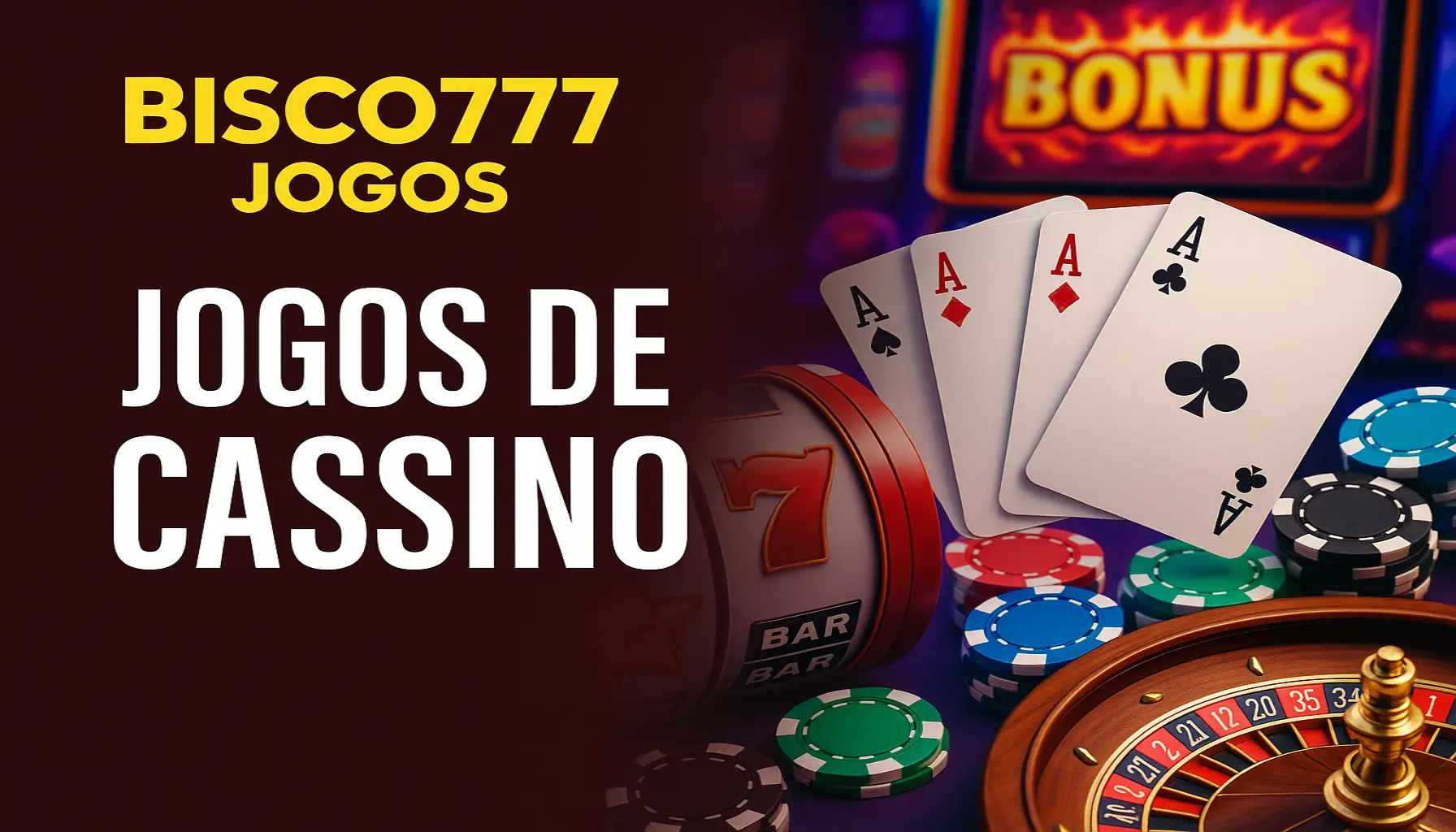 Jogos de cassino online inovadores e emocionantes na BISCO777